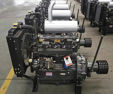 60馬力水泥罐車空壓機用濰坊ZH4102P柴油機帶離合器